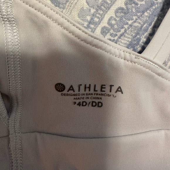 Athleta Pale Blue Sports Bra - Picture 4 of 7
